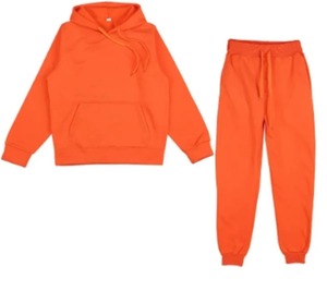 Conjuntos de Jersey de invierno de moda para hombres Nueva Sudadera con capucha roja Pantalones de marca negros Traje de Jogger informal Chándal Sudadera Mujer - Product Image 5