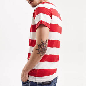 Camiseta de hombre de diseño único de la mejor calidad Camiseta de manga corta de color personalizado para hombre Camiseta de producto de moda superior - Product Image 5