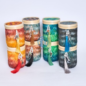 Handmade Bamboo <b>Ramadan</b> <b>Gift</b> <b>Box</b> with Full Accessories New Color, Made in Vietnam - Product Image 1