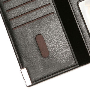 Custom High Quality Men's <b>Business</b> <b>Card</b> Holder Stylish Lightweight Genuine Leather <b>Wallet</b> Durable Fashionable with Long Length - Product Image 4