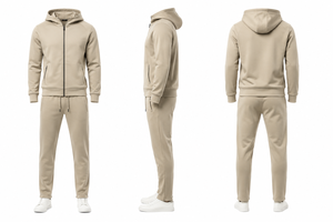 Conjunto Deportivo Personalizado para Hombre con Sudadera con Cremallera Completa, Pantalones Deportivos de Poliéster Premium, Ropa Deportiva para Gimnasio y Running, OEM, ODM, Marca Privada - Product Image 3