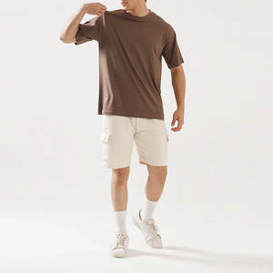 เสื้อยืดโอเวอร์ไซส์ผ้าคอตตอน100% วินเทจทรงสลิมฟิตสำหรับผู้ชายเสื้อยืดโอเวอร์ไซส์แบบลำลองขนาดพลัสไซส์สำหรับฤดูร้อน - Product Image 4