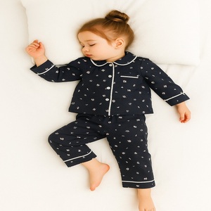 Pyjamas personnalisés de qualité à l'exportation, vêtements solides, costumes de nuit pour enfants, garçons et filles dormant à un prix abordable depuis l'Inde - Product Image 1