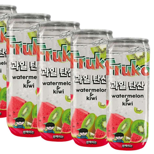 Hot Selling Fruko Frutti Watermelon Kiwi 24x330ml Juice Drink Cans Factory Price Best Quality Wholesale Refreshing <b>Beverage</b> - Product Image 1