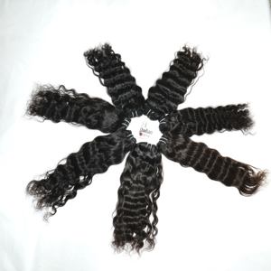 Extensions de cheveux humains vierges non traités, aspect naturel brut, double trame vietnamienne, ondulées, sans traitement chimique - Product Image 6