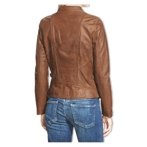 แจ็กเก็ตหนังสำหรับแข่งของผู้หญิงแทร็ก & แนวสตรีท - Product Image 2