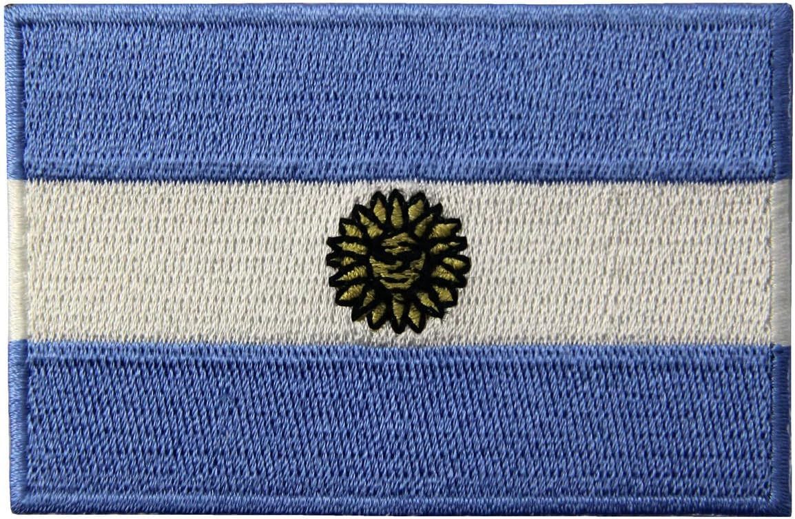 アルゼンチン国旗刺繍アルゼンチン国章アイアンオンソーオンパッチ