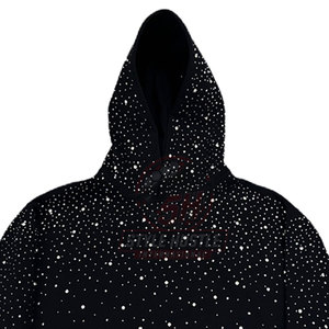 Hoodies pour hommes à strass, design unique, grande taille, basiques, vente en gros, haute qualité, streetwear, les plus vendus - Product Image 2