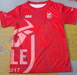 Red Soccer Jersey Short Sleeve V-<b>neck</b> Custom Teamwear Football Shirt 100% Polyester Customized Fit Match Training Wear - Product Image 2