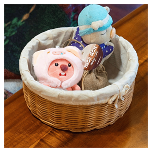 Paniers en rotin tressé, paniers en rotin durables pour le rangement de la buanderie et l'organisation de la maison, fabriqués au Vietnam - Product Image 3