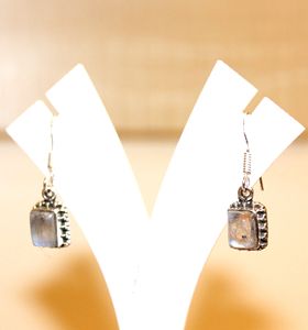 Everyday 925 Sterling Silver <b>Moonstone</b> Earrings Fine <b>Jewelry</b> for Gift Shop Retail Premium Quality - Product Image 3