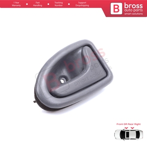 มือจับประตูด้านในขวา สีเทา แบบสายเคเบิล สำหรับ Clio 2 Scenic Megane 1 Trafic Master 2 Mascott Logan 1 Movano Vivaro A Inters รุ่น BDP103 - Product Image 3
