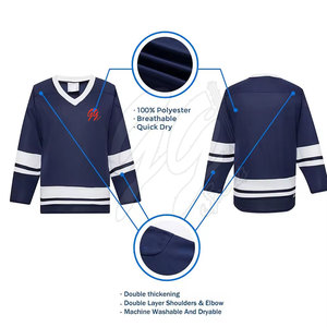 ชุดกีฬาสำหรับผู้ชายเสื้อกีฬาฮ็อกกี้น้ำแข็ง - Product Image 5