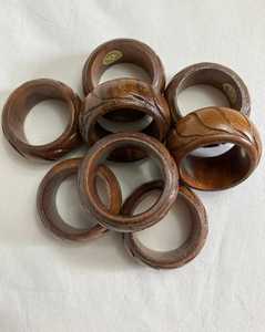 Servilleteros de madera para mesa de bodas, venta al por mayor, soporte para pañuelos, decoración de fiesta, servilletas de madera, anillo directo de fábrica - Product Image 6