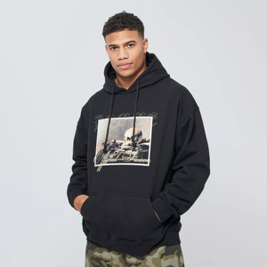 Sweat à capuche en molleton épais 350 grammes pour homme, taille XS, épaules tombantes, 100 % coton, hiver, couleur unie, poche, teint en pièce, direct usine - Product Image 1