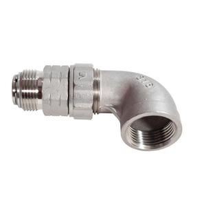 Meclube 1''G Joint pivotant 90 ° EAU 100 bar F Pivotant haute pression pour systèmes d'eau - Product Image 1