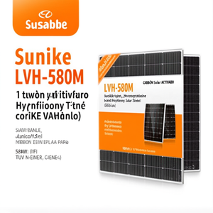 Panel Solar Monocristalino Tipo N de Alta Eficiencia Sunlike Solar LNVH-580M 580W con Certificación TUV - Product Image 2