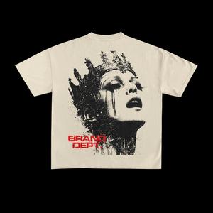 Camiseta de Cuello Redondo con Estampado Gráfico Personalizado para Hombre, de Calidad Premium, Corte Holgado, Fabricante Profesional a Precios de Mayoreo - Product Image 1