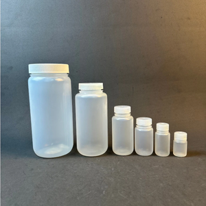 HDPE <b>Pill</b> <b>Bottles</b> Wide Mouth Screw Cap Pharmaceutical Grade 30ml to 500ml for Capsule Tablet Powder Packaging - Product Image 1