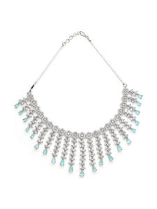 Conjunto de collar de diamantes americanos de lujo para mujer, perfecto para bodas y fiestas a los mejores precios - Product Image 5