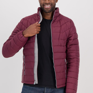 Blouson léger matelassé 2025 avec couvre-visage intégral, résistant à l'eau et personnalisable – Vestes pour hommes - Product Image 4
