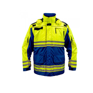 Veste de travail d'hiver haute visibilité pour hommes, meilleure vente, veste de sécurité en coton/polyester imperméable avec logo personnalisable - Product Image 3