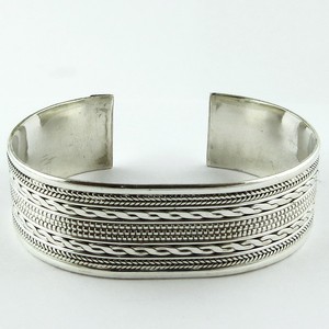 Nouveauté Bijoux Personnalisés : Bracelet Jonc Extensible en Argent Sterling 925, Bijoux en Argent Fin, Bijoux en Argent - Product Image 2
