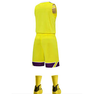 Design personnalisé, vêtements de sport respirants, ensemble de maillots de basket-ball réversibles à sublimation personnalisés, uniforme de basket-ball - Product Image 2