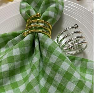 2025ห่วงรัดผ้าเช็ดปากโลหะสีทองมีสไตล์ขายดีที่สุดแหวนผ้าเช็ดปากดีไซน์ทันสมัยคุณภาพสูงสำหรับทุกโอกาสวัสดุทองเหลืองเก็บของหรือเป็นของขวัญ - Product Image 6