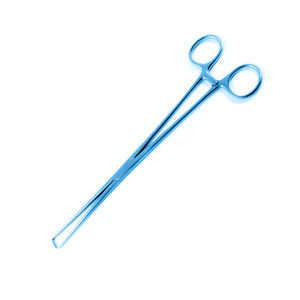 Tenáculos Uterinos Recubiertos de Azul, Instrumento Quirúrgico de Ginecología, Tenáculos Uterinos de Grado Médico - Product Image 5