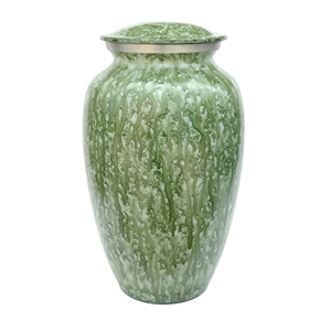 Urna de cremación de aluminio clásica, urna de cenizas de recuerdo conmemorativo funerario de diseño líder superior para cenizas humanas adultas - Product Image 5