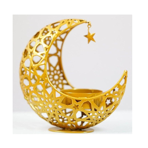 Bougeoir décoratif pour fête de l'Aïd Bougeoir sur le thème du Ramadan en métal et fer pour organisateur de fête islamique - Product Image 6