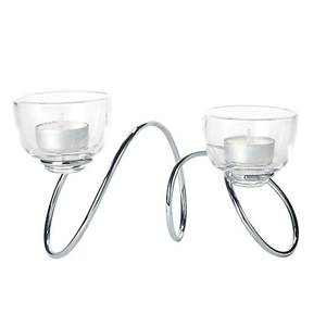 Candélabre moderne en métal de luxe Décoration intérieure élégante avec un design de foudre styliste pour les mariages et les occasions spéciales de tous les jours - Product Image 3