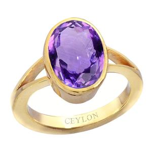 Anillos de Amatista Natural Certificada Katela con Corte Ovalado de Diamante para Uso Diario - ¡Compre Ahora! - Product Image 1