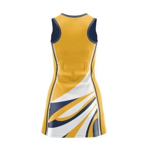 Maillots de sport OEM en gros pour équipe, tenue de netball personnalisée, design 2025, couleurs personnalisées, respirant, uniforme de netball - Product Image 3
