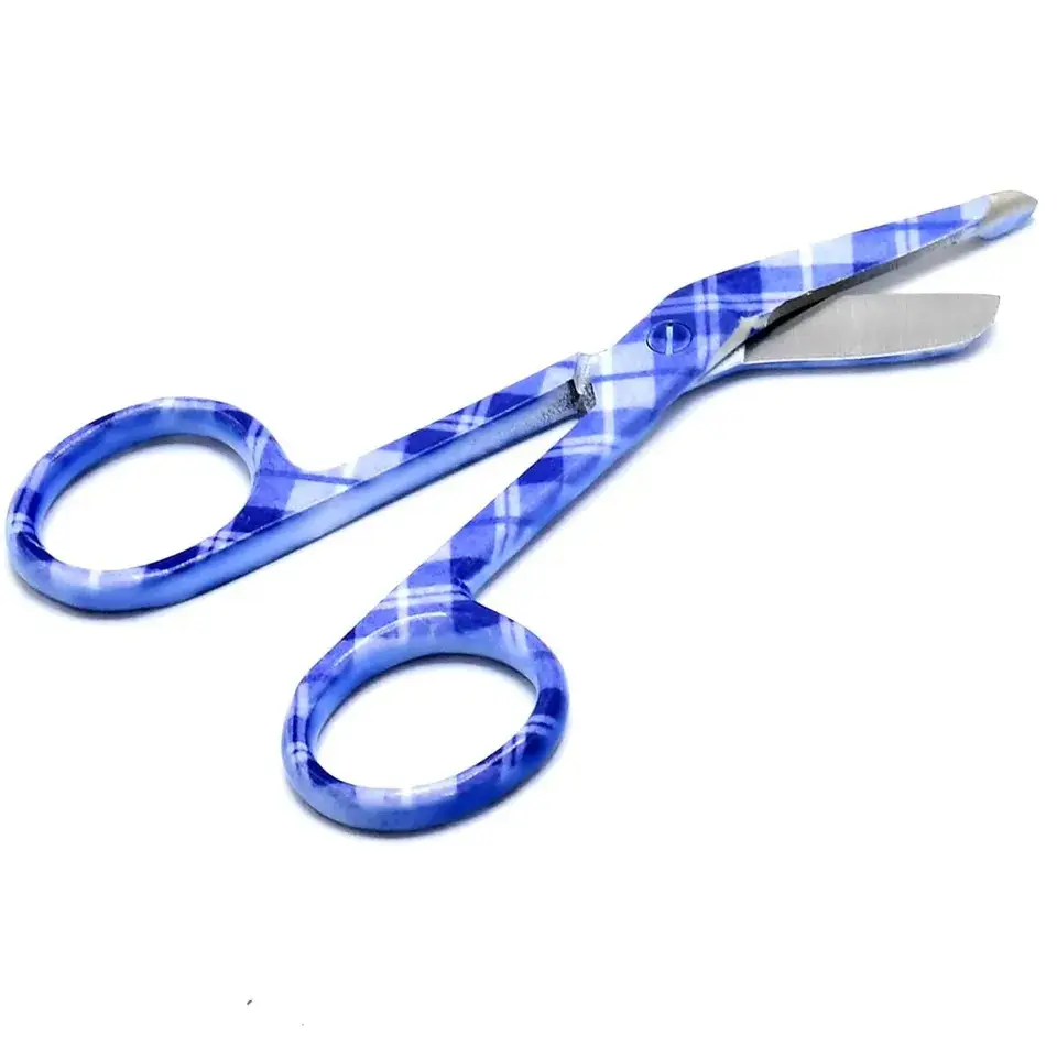 Ful Blue Color Printed Stainless Steel Customized Product New Arrival Best Supplier Surgical Scissors