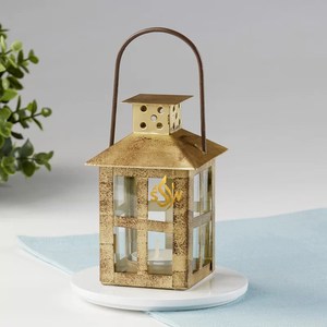 Lanternes à bougie de cour extérieure de luxe suspendues décoration de jardin multicolore Unique bougie lanterne décor à la maison en meilleures ventes - Product Image 5