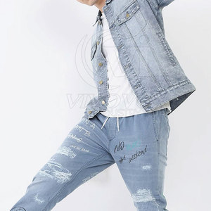 Ropa de moda Hombres Jeans Chaqueta a prueba de viento Hombres Jeans Chaqueta Venta caliente Hombres Jeans Chaqueta - Product Image 4