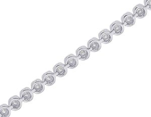 S925 Silver Moissanite Diamond Tennis Bracelet pour homme Bracelet glacé de luxe fait à la main - Product Image 5