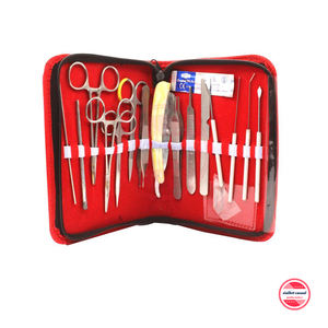 Kit de instrumentos quirúrgicos para estudiantes de medicina profesional, Kit de instrumentos médicos de acero inoxidable, con bolsa - Product Image 1