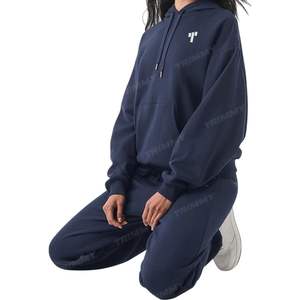 Haute qualité personnalisé femmes pull à capuche couleur unie décontracté hiver Sport Style fait Pakistan polaire col rond court - Product Image 1