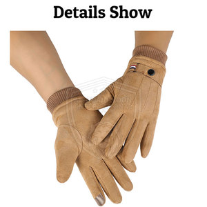 High Quality Anti-Slip Leather Driving <b>Gloves</b> with Custom Logo Safety Outdoor Work <b>Gloves</b> - Product Image 2