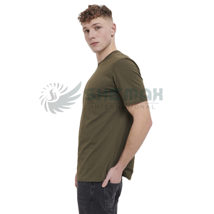 เสื้อยืดผู้ชายเข้ารูปแขนสั้นทำจากวัสดุนิ่มสีพื้นเหมาะสำหรับการฝังรากลึกหรือสวมใส่คนเดียวในทุกฤดูกาล - Product Image 4