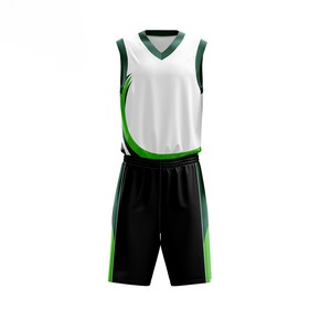 Ensemble de maillots de basket-ball réversibles personnalisés pour hommes d'été Uniforme personnalisable avec technologie de sublimation - Product Image 5