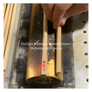 Hot Seller 2025 Sustainable Eco-friendly Bamboo Spoon <b>Set</b> Flatware With Fork Knife <b>Chopstick</b> Straws Made in Vietnam by Eco2go - Product Image 6