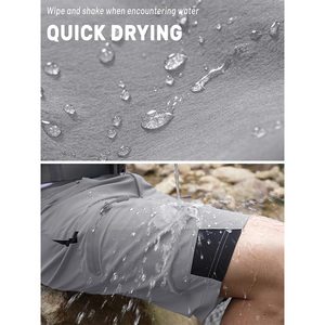 Short de jogging à séchage rapide pour hommes de marque personnalisée ceinture élastique écologique pour la course et l'entraînement OEM/ODM disponible - Product Image 2