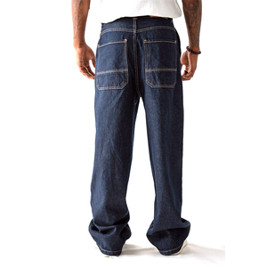 Lupin felt High Street Wear <b>Boys</b> Vintage Washed Fade Men Jeans Casual Streetwear Baggy Pants Unisex Oversized Loose Denim - Product Image 5