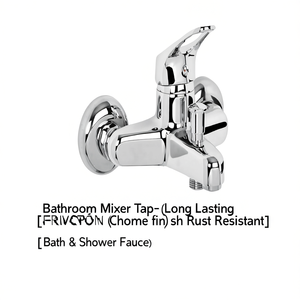 ก๊อกน้ำผสมห้องน้ำ-ชุบโครเมี่ยมทนทานต่อการเกิดสนิม - Product Image 2