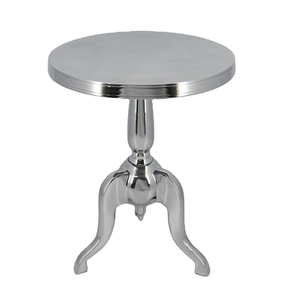 Nouveau style métal argent tabouret laiton aluminium fer haute qualité personnaliser tabouret fait à la main fantaisie tabouret décoratif - Product Image 1