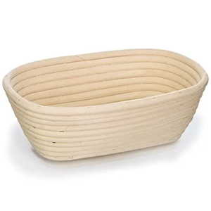 ตะกร้าหวายธรรมชาติทรงรีสำหรับพักแป้งขนมปัง คุณภาพพรีเมียม ผลิตในเวียดนาม - Product Image 2